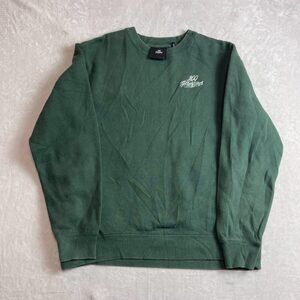 100 Thieves Men's Forest Green Crewneck Sweatshirt Size L Gaming Esports